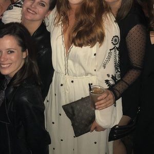 Free people white jumpsuit